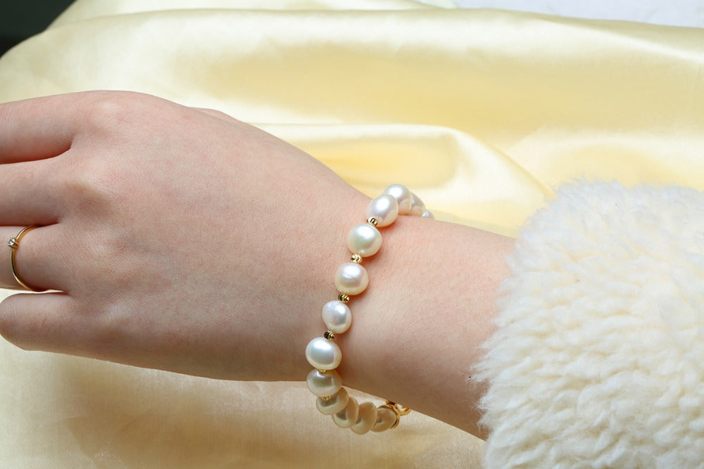 High Quality Natural Freshwater Pearl Bracelet