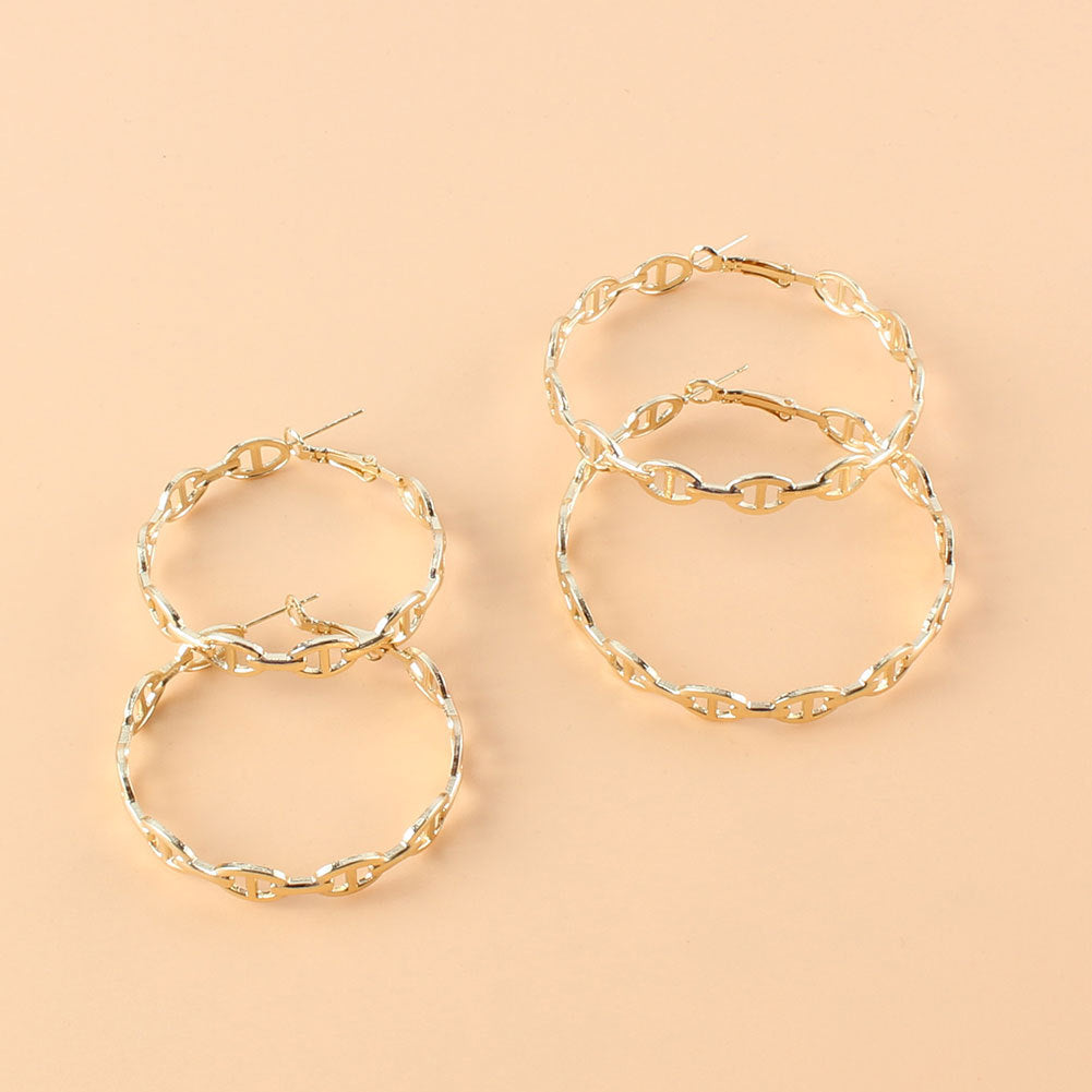 Hoop Earrings European And American  Style Earrings Earrings