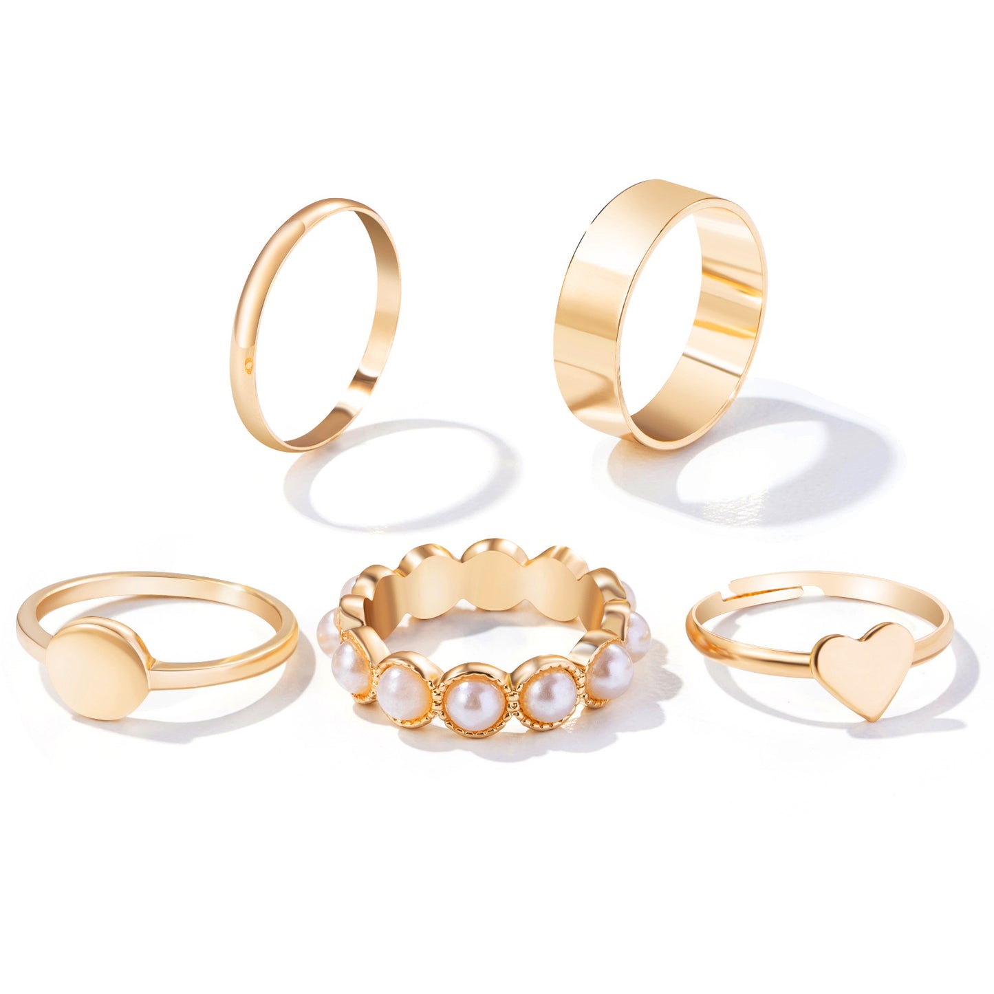 Creative Retro Butterfly 3-piece Set Joint Ring Set