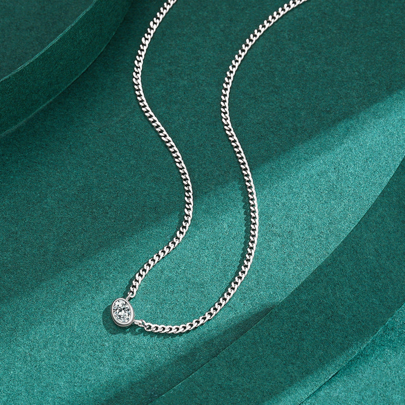 Women's Fashion Simple Simulation Diamond Necklace