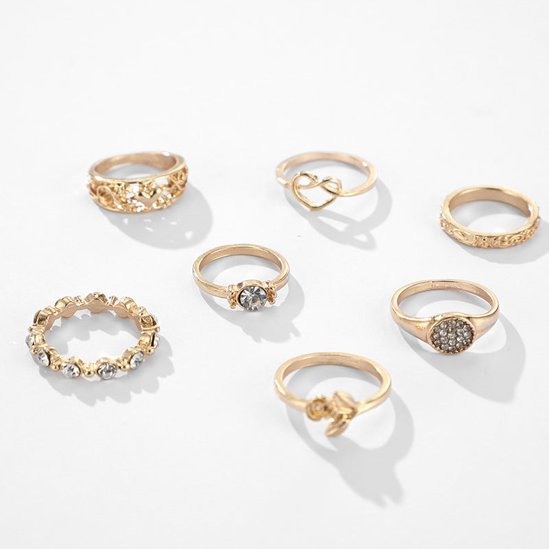 Diamond Love Ring Set