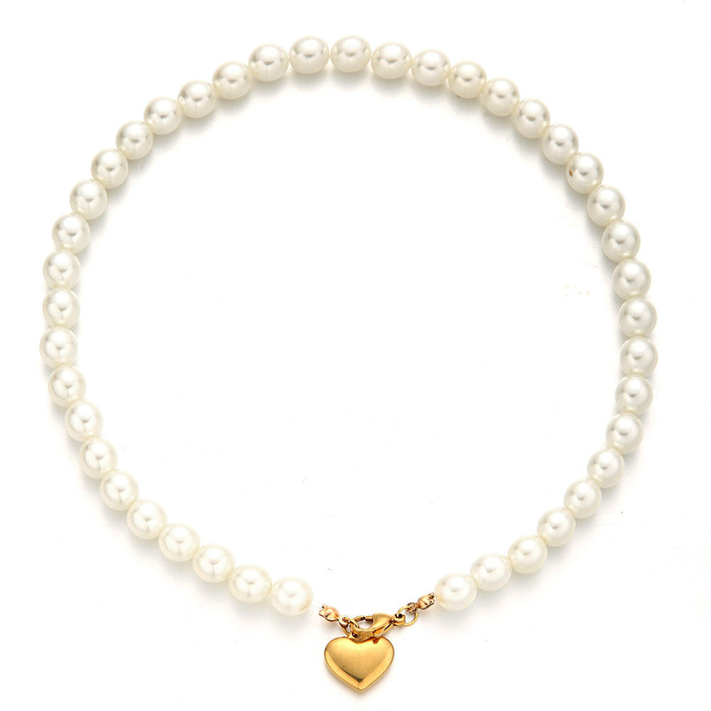 Bracelet Pearl Titanium Steel Necklace