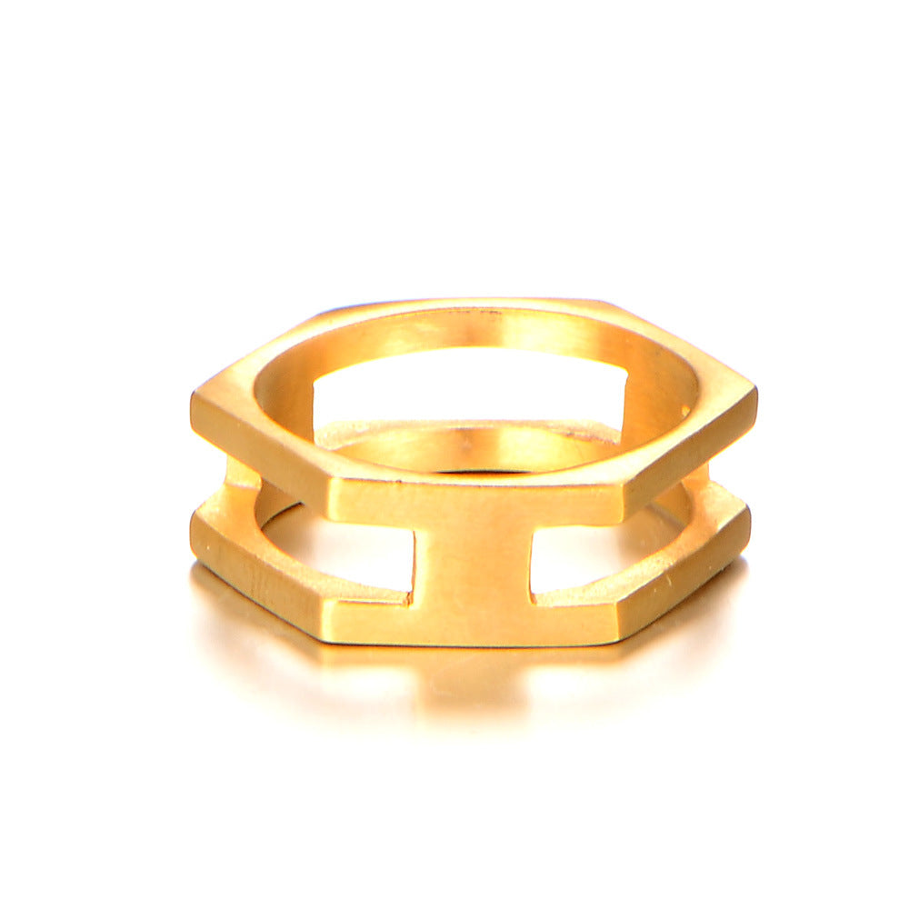 Vintage stainless steel ring