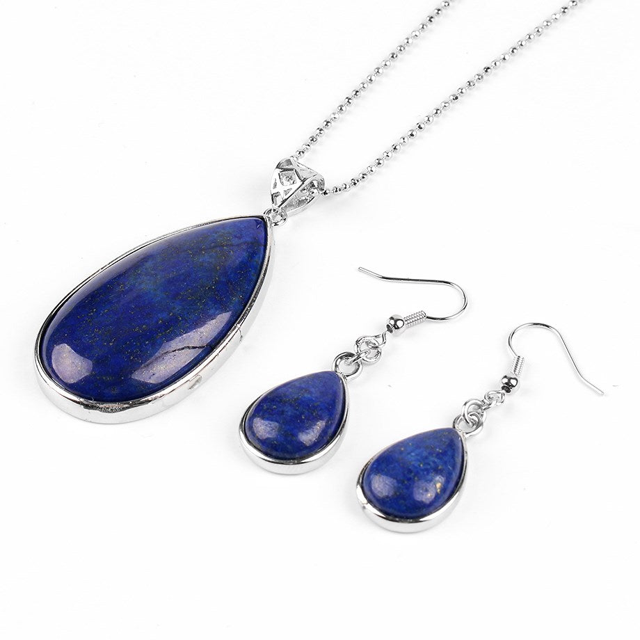 Natural crystal necklace