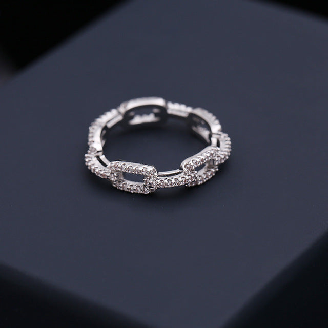 Fashion personality chain chain ring