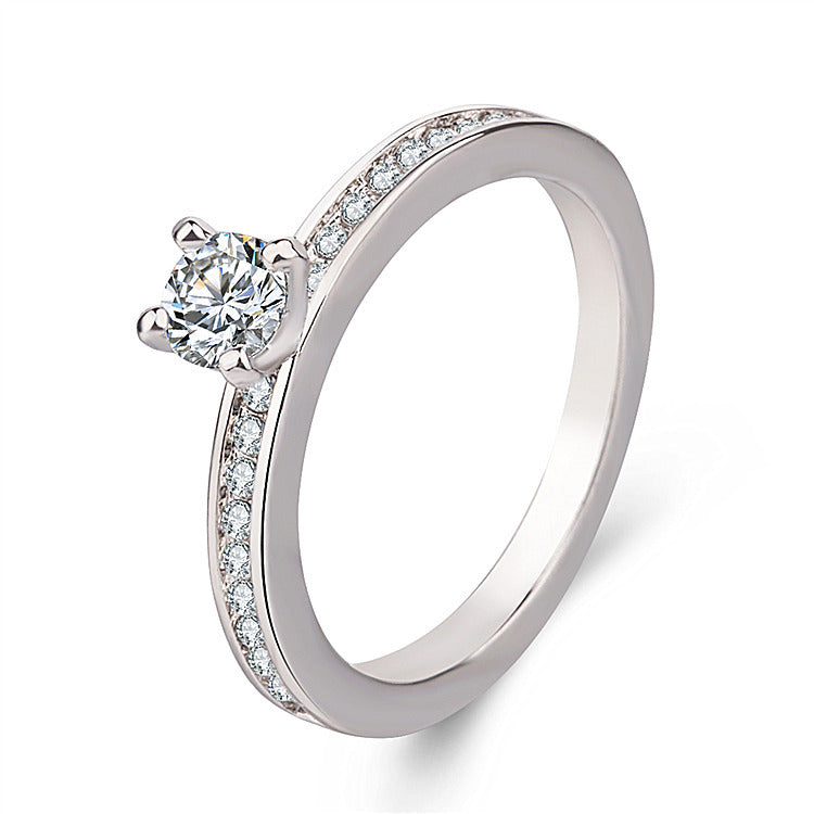Fashion design full diamond ring