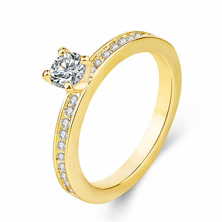 Fashion design full diamond ring