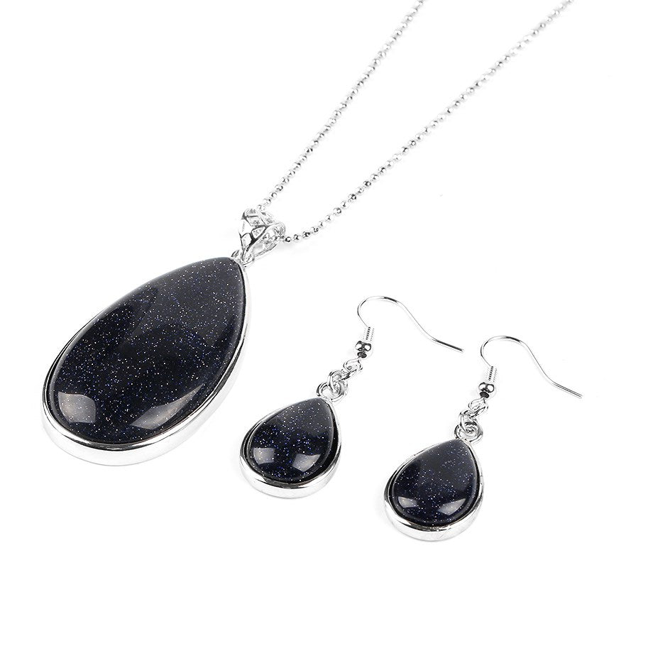 Natural crystal necklace