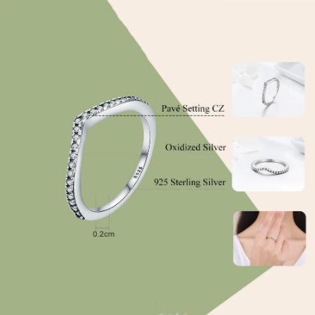 Temperament Women's Wedding Ring s925 Diamond Women's Diamond Ring Ring