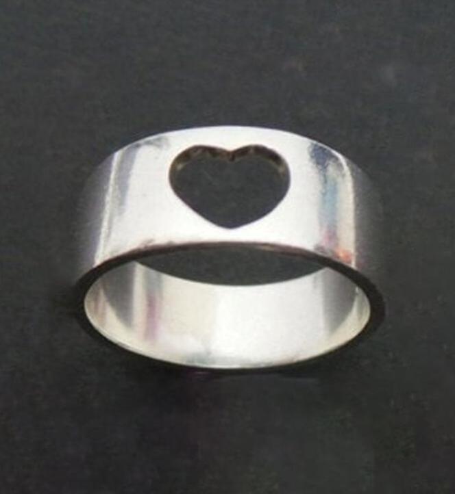 Fashion Hollow Heart-Shaped Couple Ring Bracelet