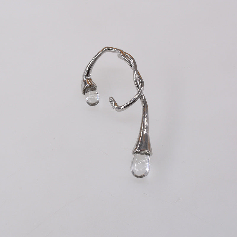Flashbuy 1PC New Trendy Gold Color Earrings 2020 Gothic Irregular Ear Hanging Clip Earrings for Women Minimalist Ear Cuff