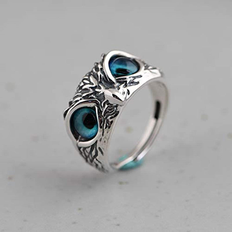 Alloy Set 12-piece Set Of Animal Ring Ring Adjustable
