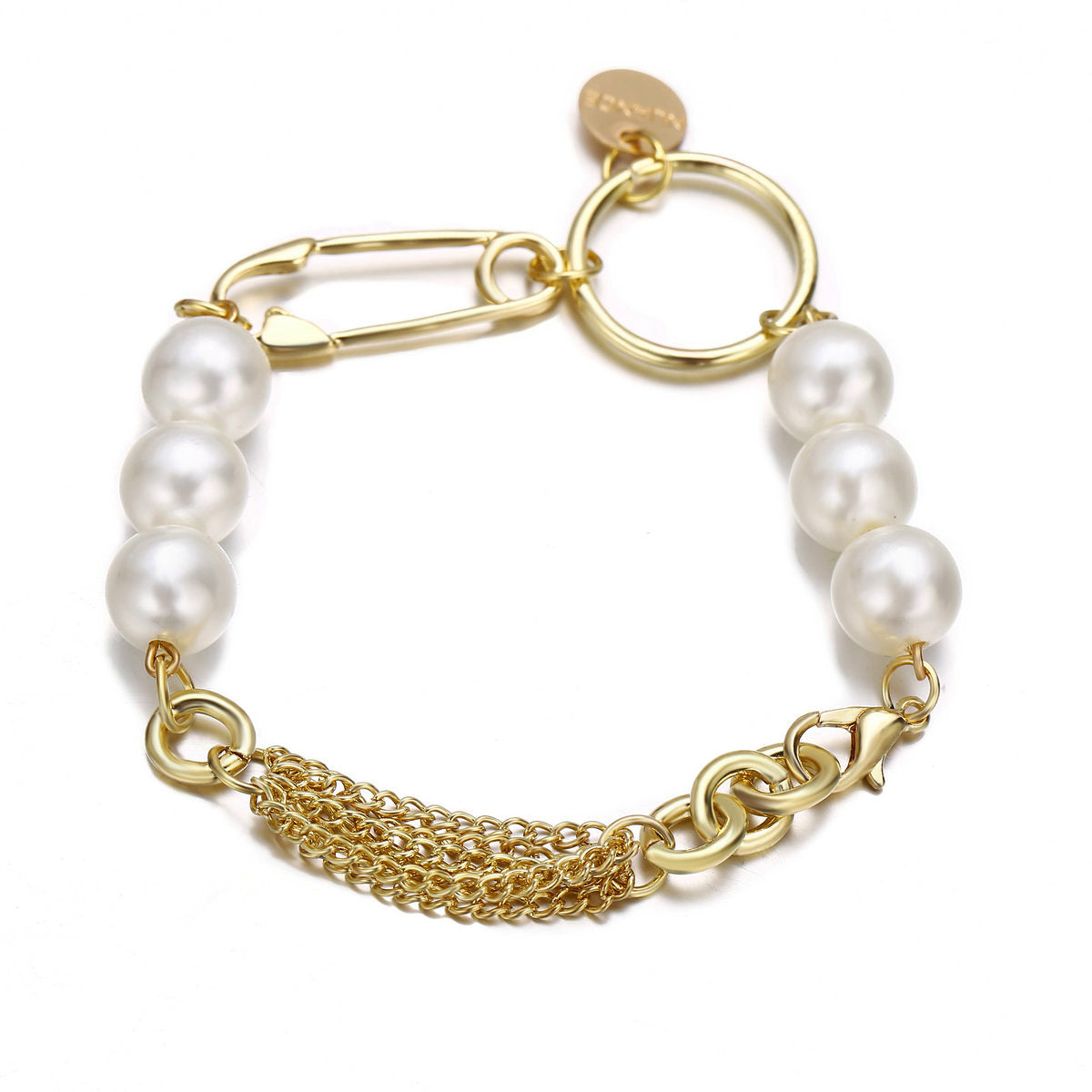 Irregular pearl bracelet