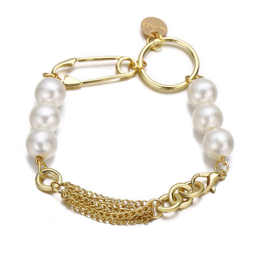 Irregular pearl bracelet