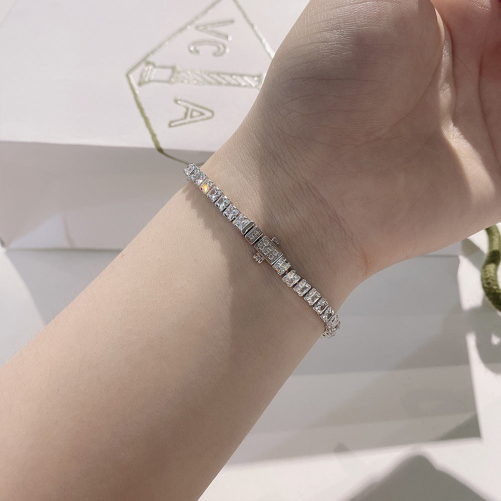 High Carbon Diamond Full Diamond Bracelet