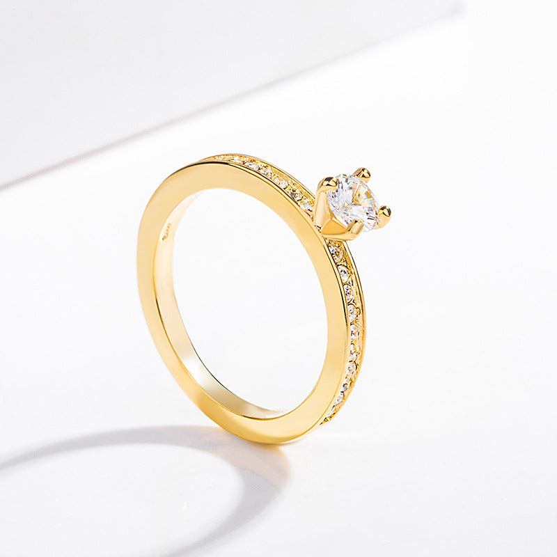 Fashion design full diamond ring