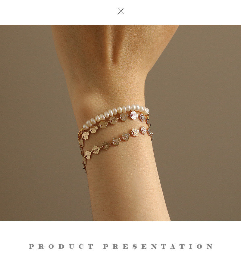 Baroque pearl bracelet
