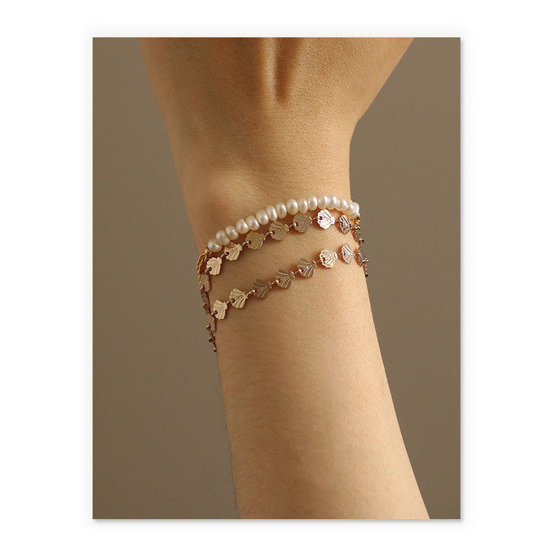 Baroque pearl bracelet