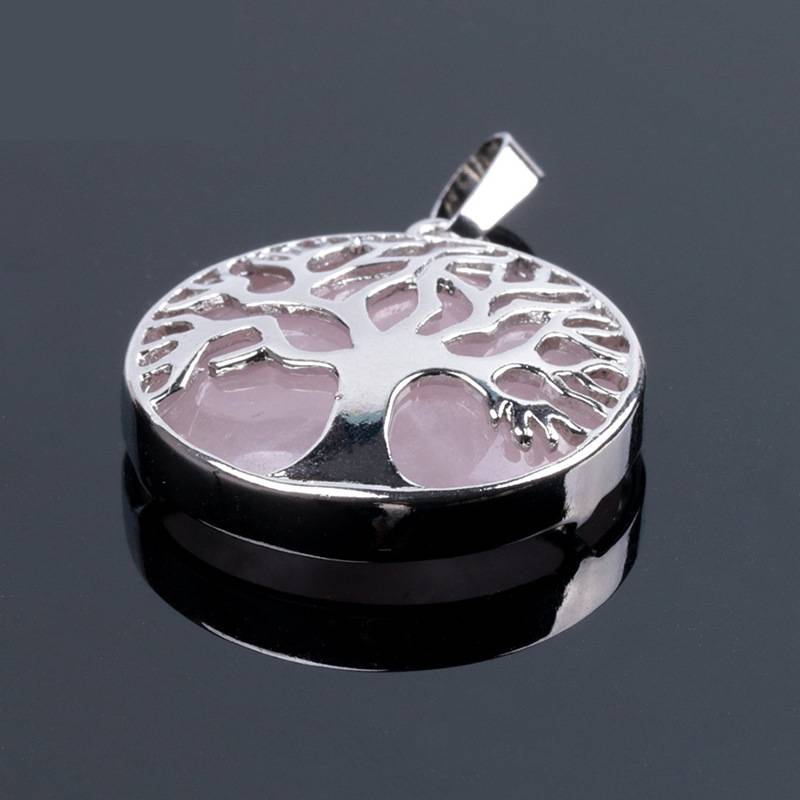 Natural stone pendant Life Tree Necklace