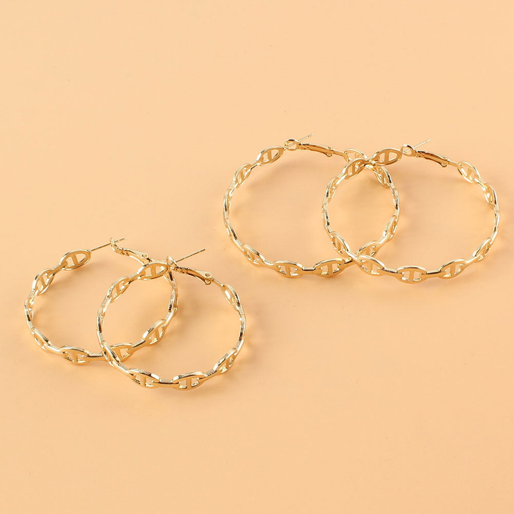 Hoop Earrings European And American  Style Earrings Earrings