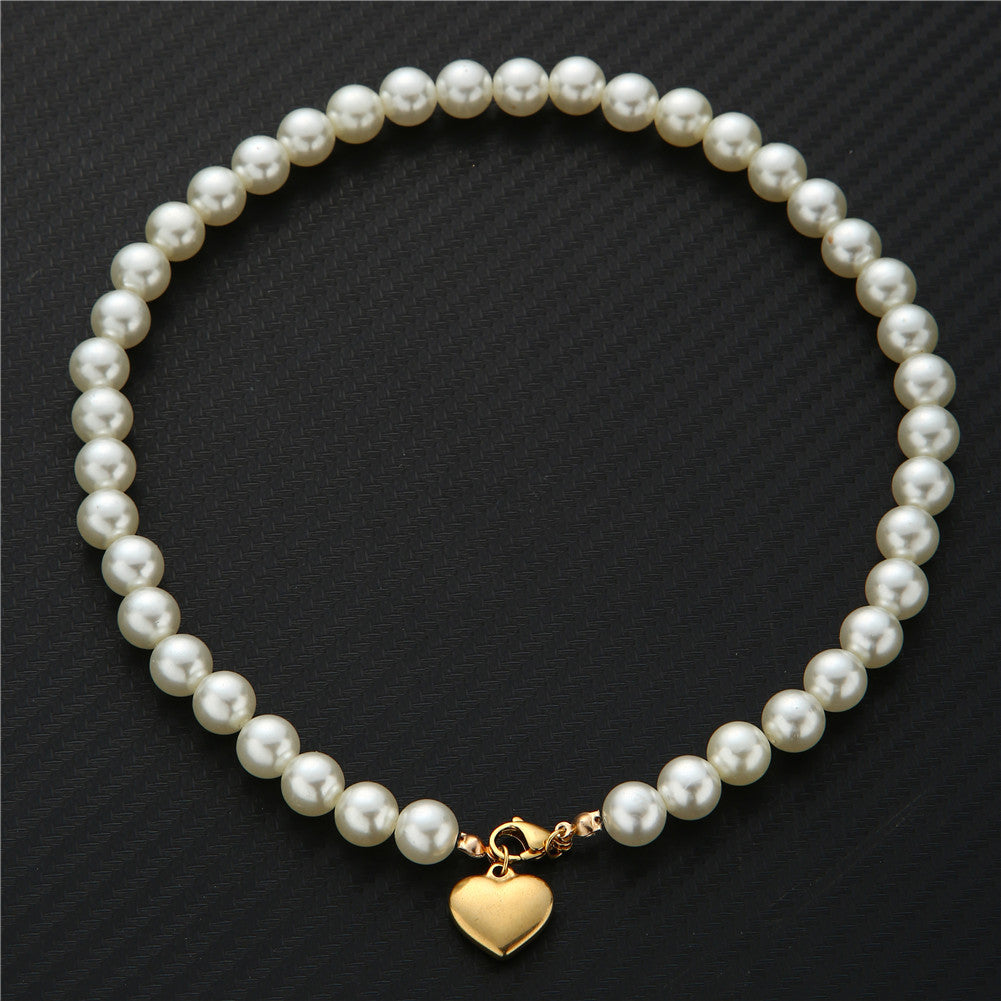 Bracelet Pearl Titanium Steel Necklace
