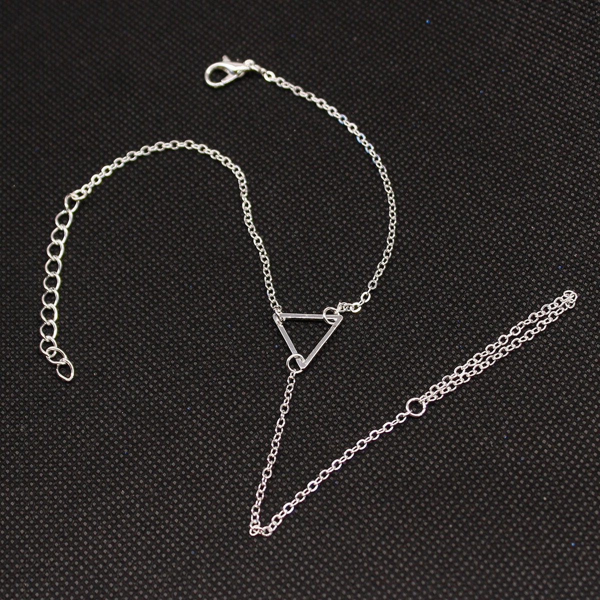 Fashionable Women's Bracelet With Diamonds And Fingers