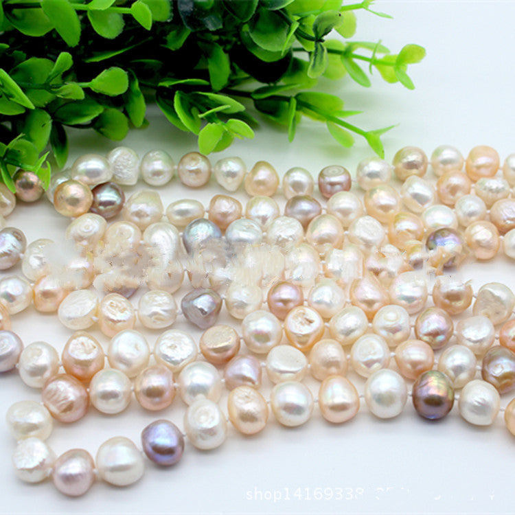 Sweater necklace pearl
