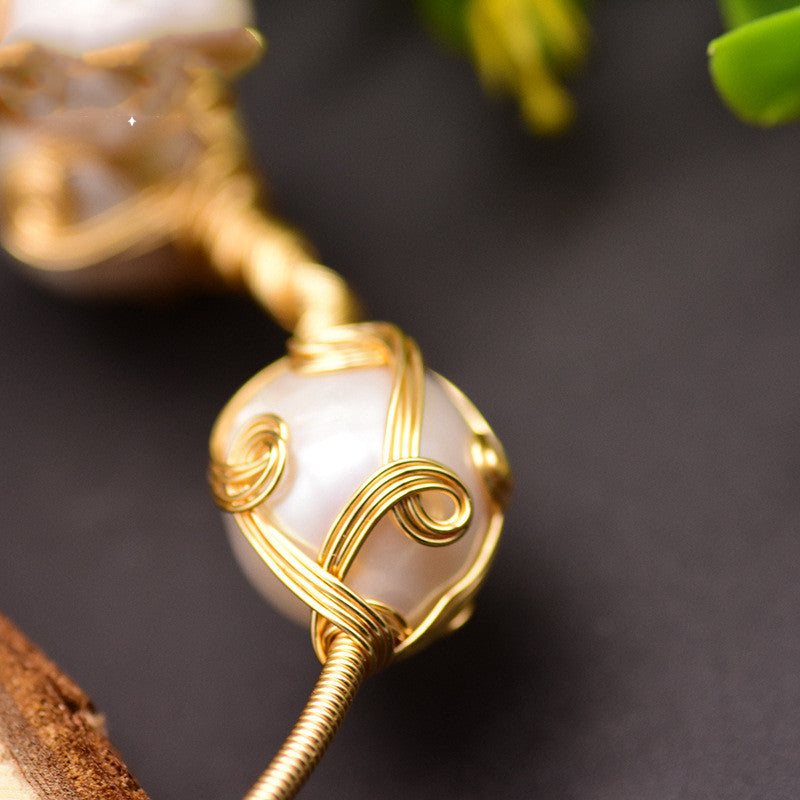 Pearl winding boutique bracelet
