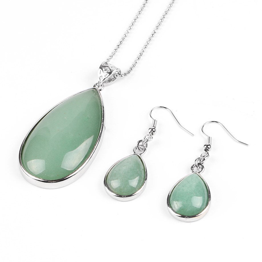 Natural crystal necklace