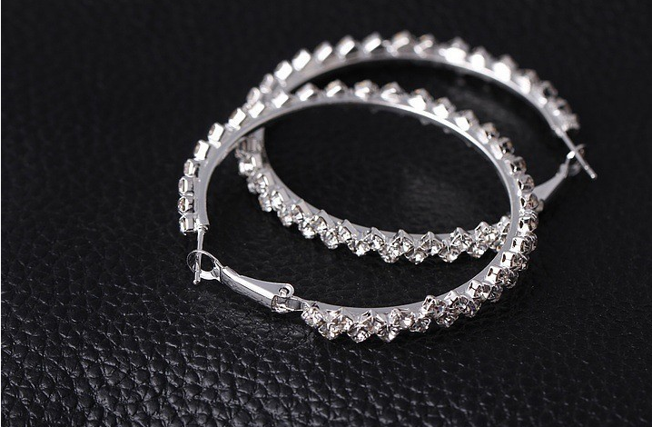 Inner Light Crystal Hoop Earrings