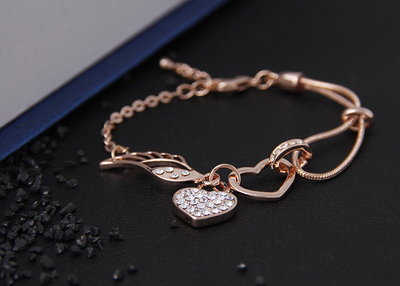 Diamond Wing Bracelet