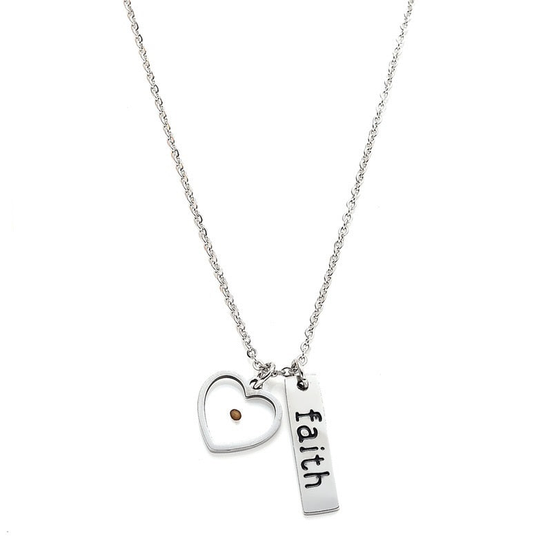 Faith As Small As A Mustard Seed Bangle Bracelets Necklace