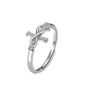 Simple Diamond Cross Ring