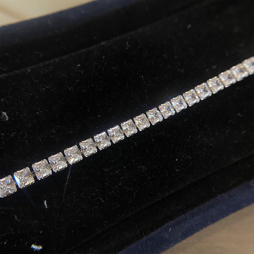 High Carbon Diamond Full Diamond Bracelet