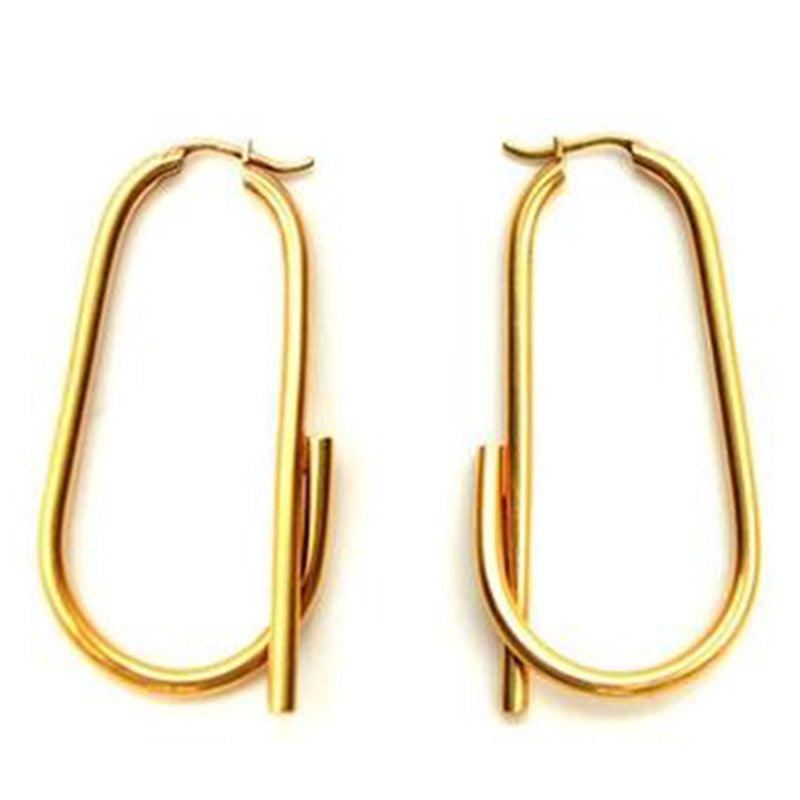 Staggered hoop earrings