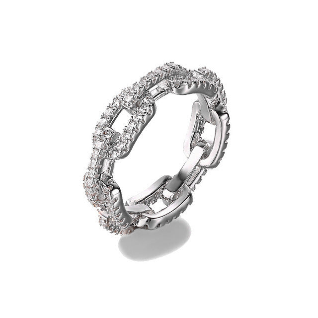 Fashion personality chain chain ring