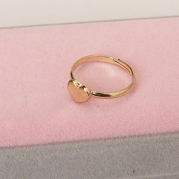 Chic love star five-pointed star ring female