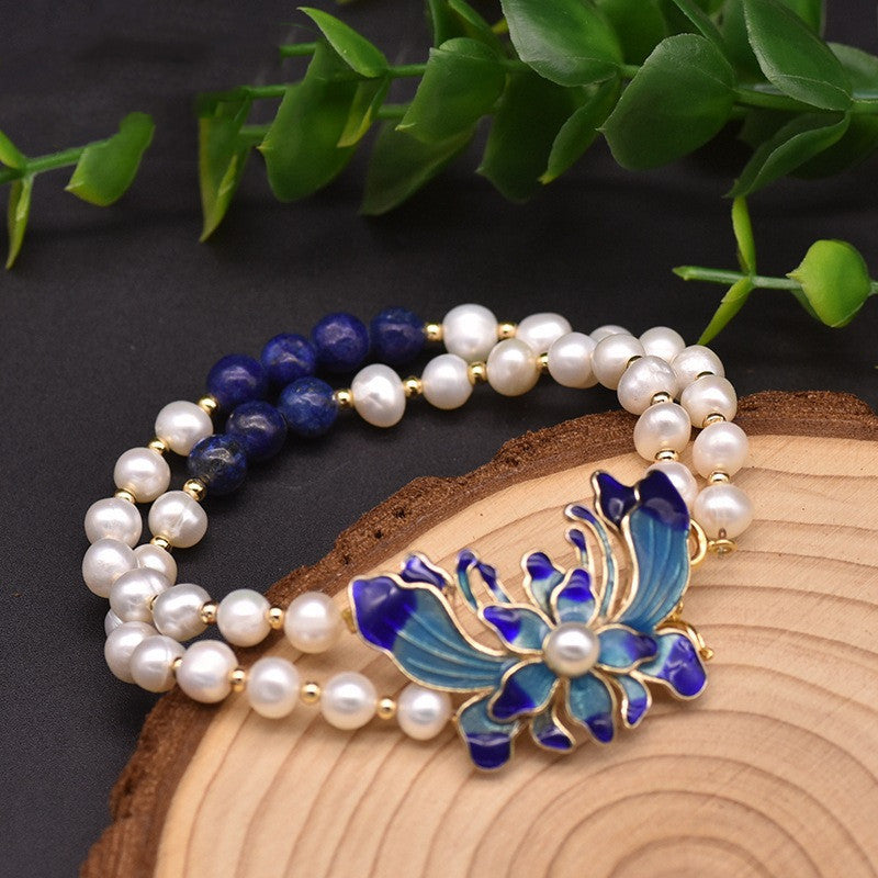 Natural Baroque Pearl Set Bracelet