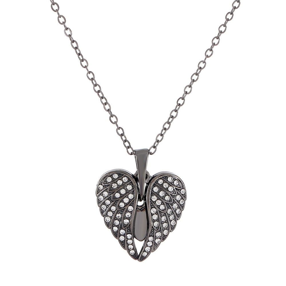 Women's Temperament Fashion Diamond Heart Pendant Necklace