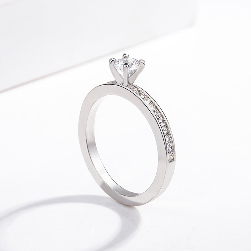 Fashion design full diamond ring
