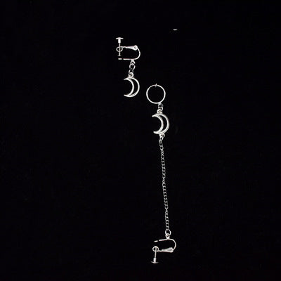 Dark Punk Motorcycle Gothic Chain Ear Clip