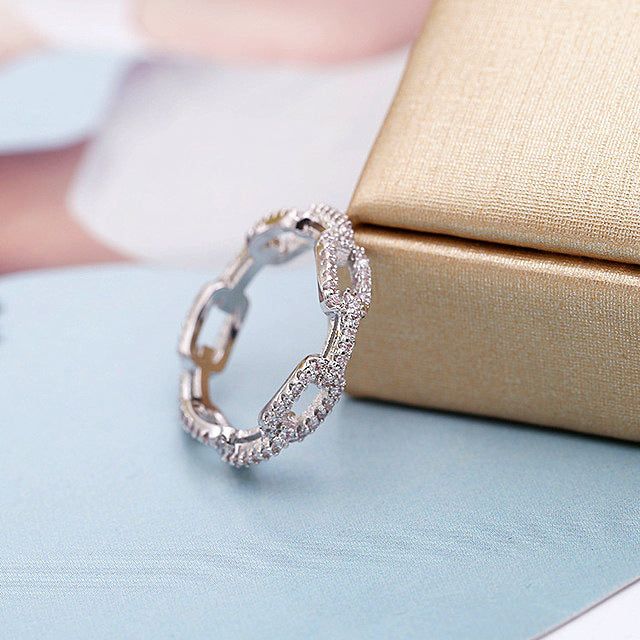 Fashion personality chain chain ring