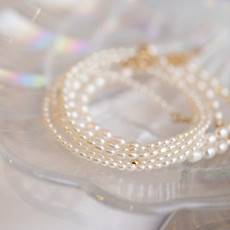 Natural Freshwater Small Pearl Bracelet