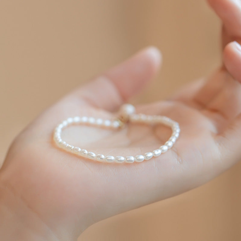 Natural Freshwater Small Pearl Bracelet