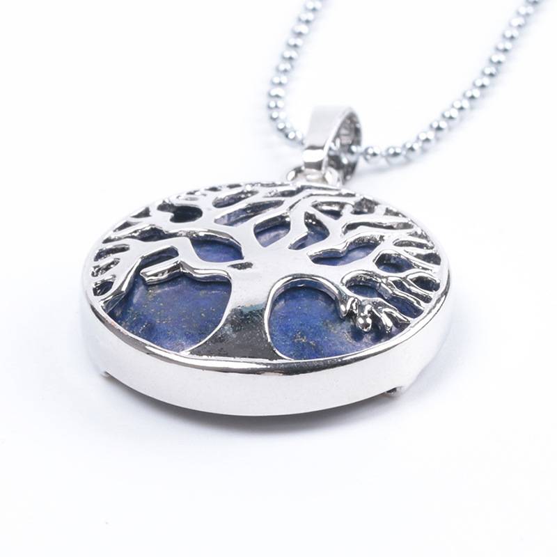 Natural stone pendant Life Tree Necklace