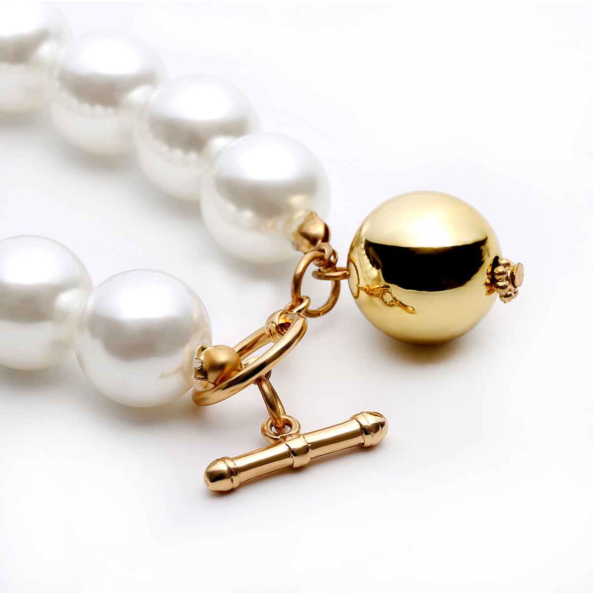 Irregular pearl bracelet