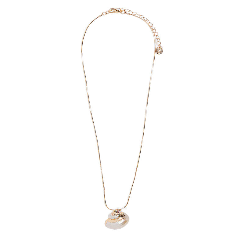 Accessories shell pearl necklace
