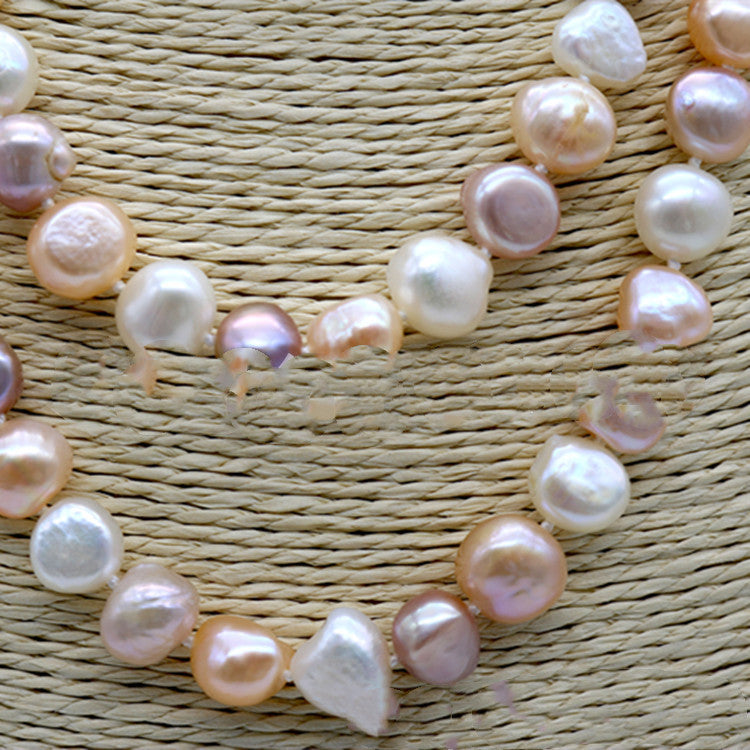Sweater necklace pearl