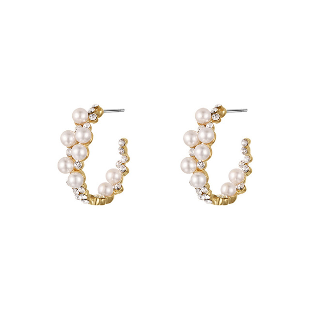 Personalized wild earrings pearl earrings