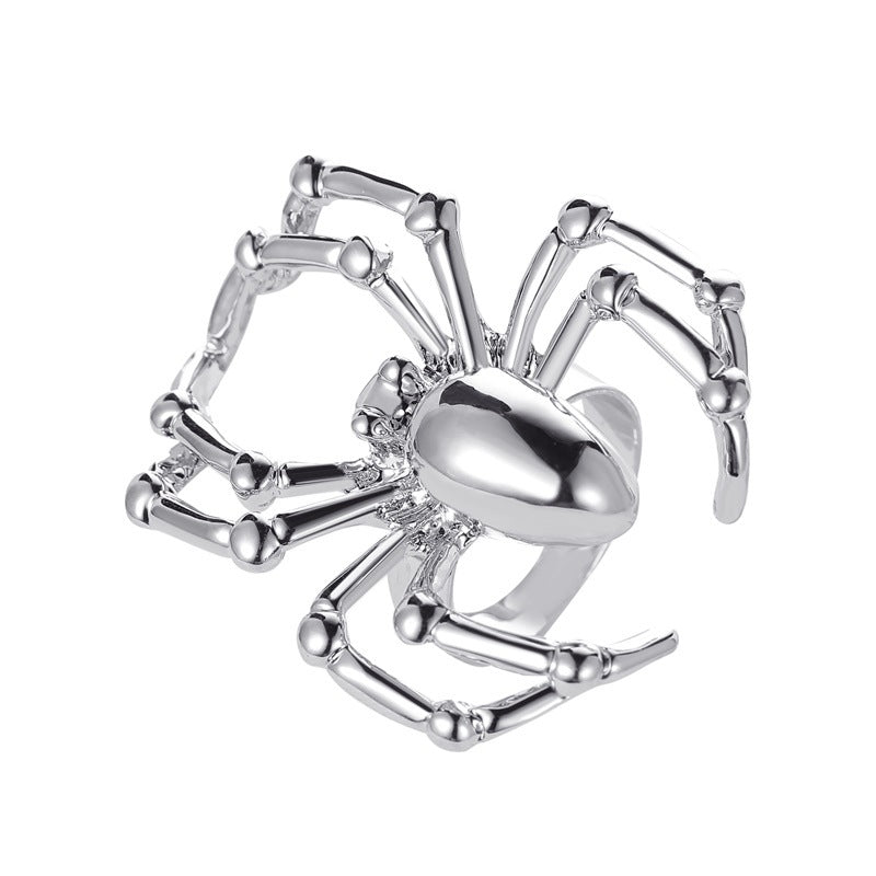 Simulation Spider Ring Props Ring Ghost Festival Spoof Tricky Toy Jewelry
